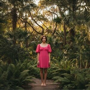 SHEIN Pink Backless Dress💕🎊❤️‍🩹